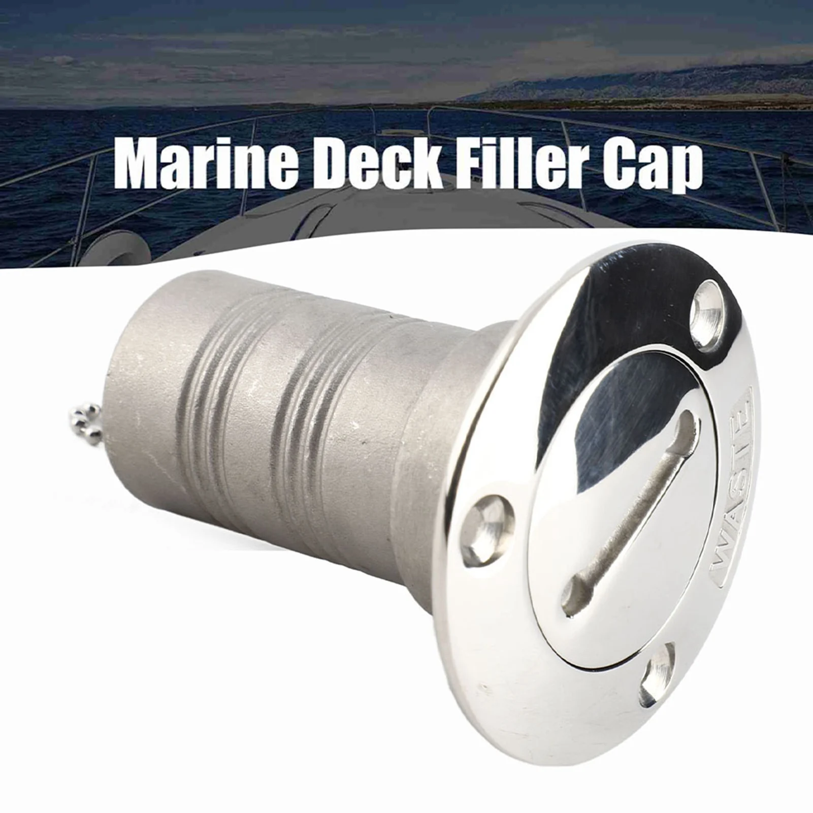 

316 Stainless Steel Boat Marine Deck Fill Filler Cap Built-in O-ring gasket For Boats Yachts Marine Caravans Accessories