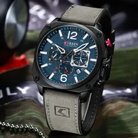 Fashion Business Men's Watch Three Eyes Six Pins Multifunctional Waterproof Calendar Chronograph Quartz Watch Automatic Watch