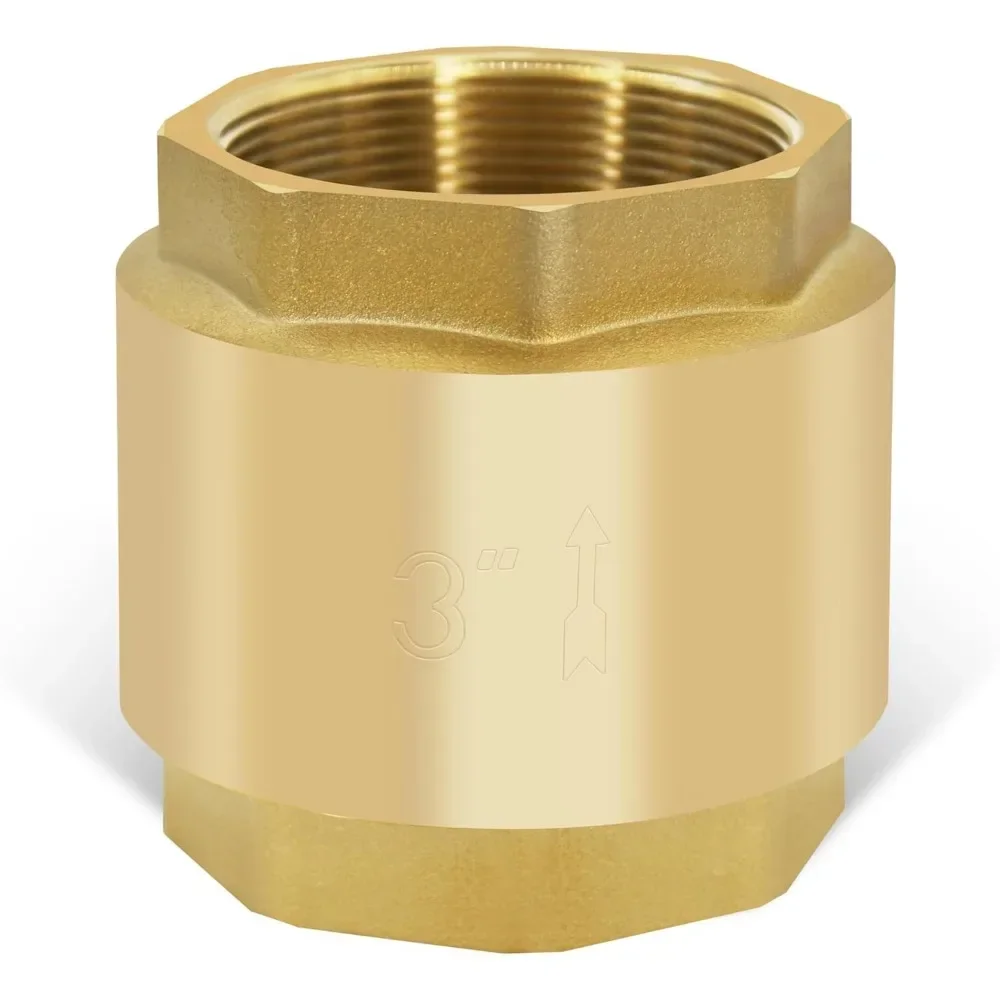 

Латунный вертикальный обратный клапан DN80 с пружинным механизмом для предотвращения обратного потока воды, масла, газа, воздуха