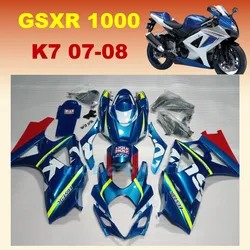 Fit for Suzuki GSXR1000 K7 2007 2008 GSX-R1000 07 08 Motorcycle Accessories Bodywork Set Injection ABS Plastics Fairing kit XF1