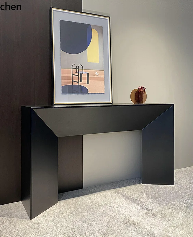 CZ Minimalist Entryway Table, Simple Modern Entryway Console, Bar Counter