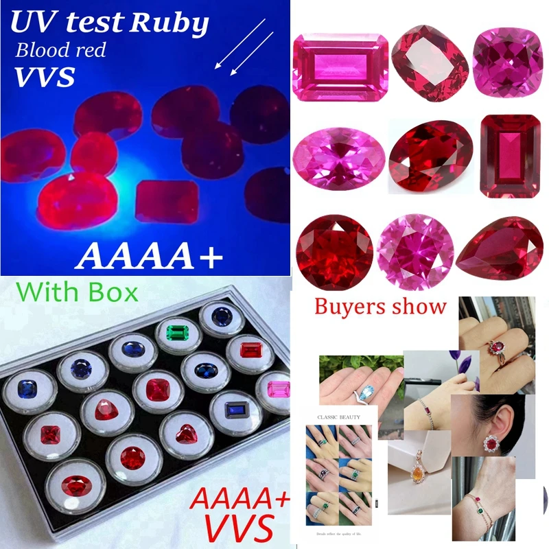 Large Pretty Ruby UV Tested Fluorescent Ruby and Sapphire 13×18mm Oval Cut VVS Loose Gemstone for Jewelry Making