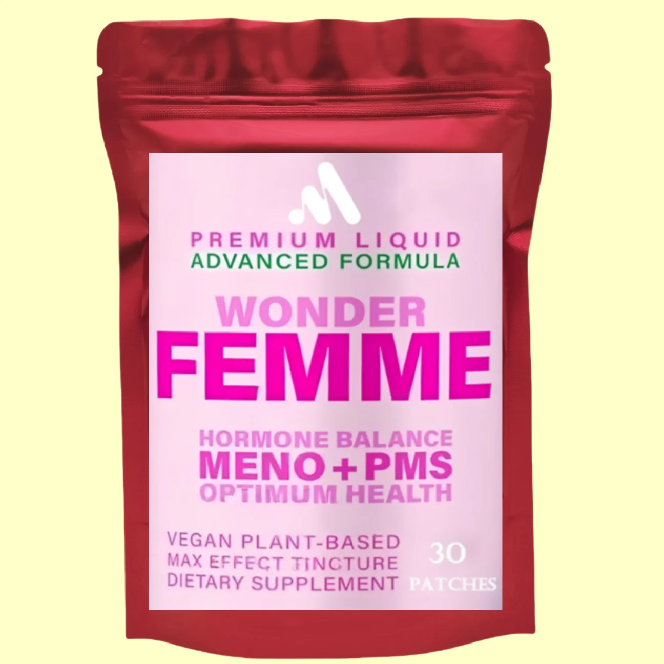 Suplemento de aumento de senos de fuerza clínica de hormona a base de plantas para mujer, parches transdermicos producidos 30 parches