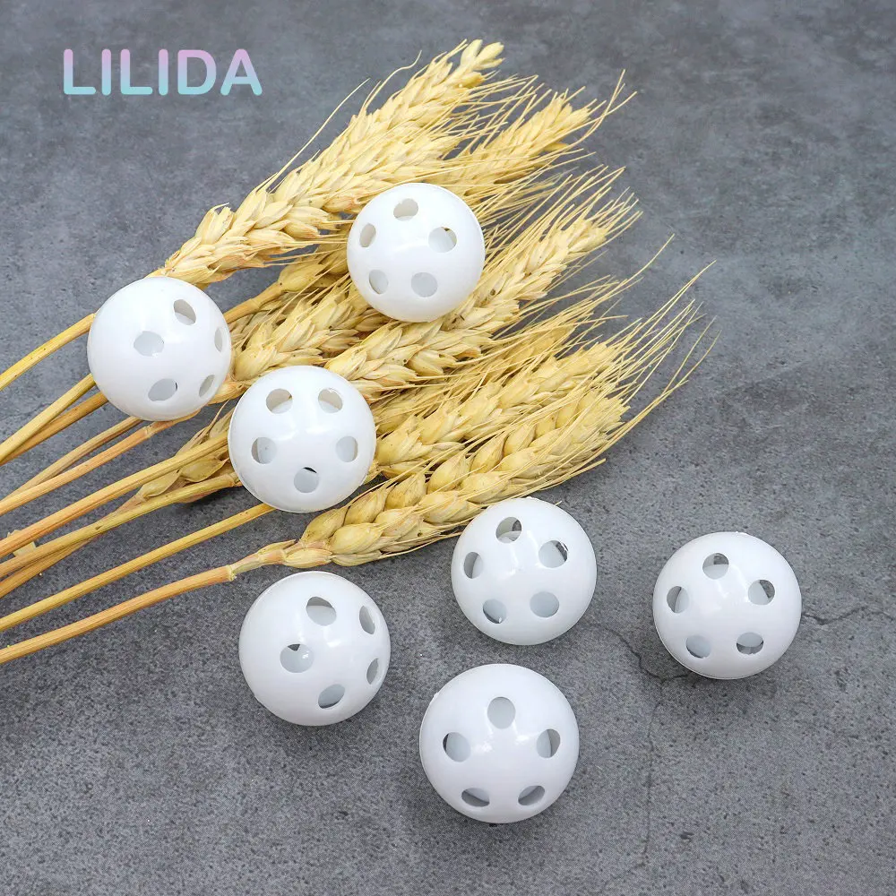 20Pcs 24MM Sounder Rattle Ball Noise Generator Insert Dog Toy Chew Plush Pet Baby Squeak DIY Fidget Toy Dog Supplies Accessories