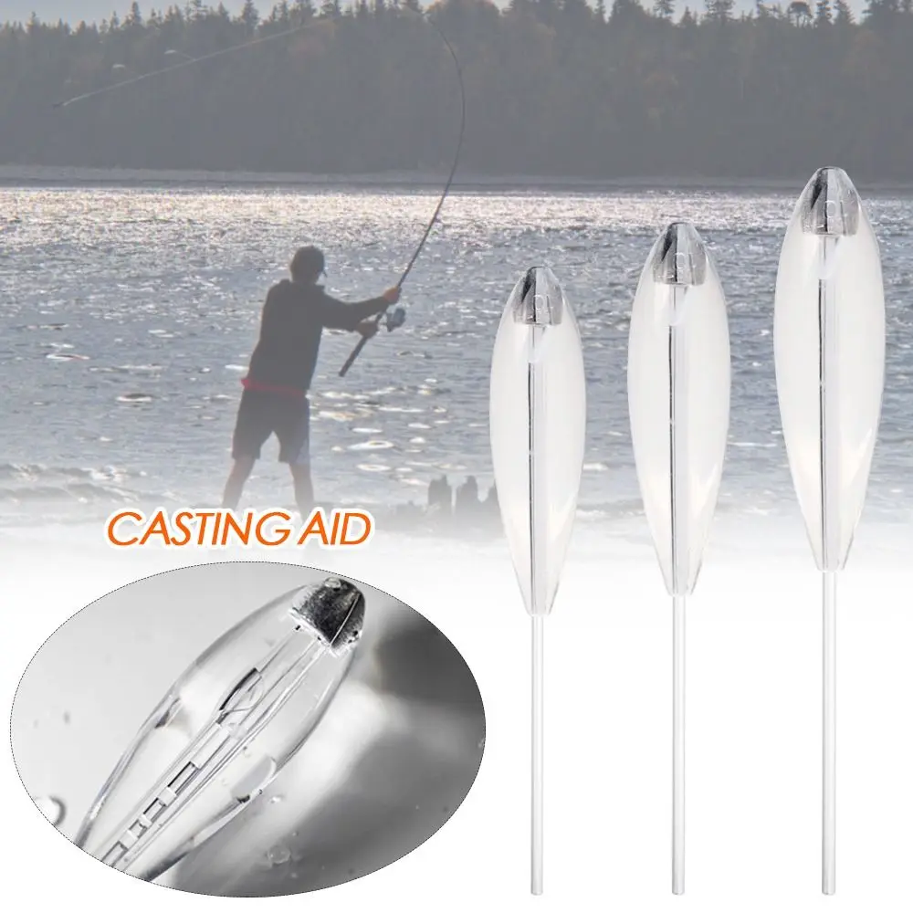 New Hot Sale Plastic Floating Fishing Casting Aid Sinker Fly Fishing Shot Assistant New Long Cast Assistor For Fly Fishing