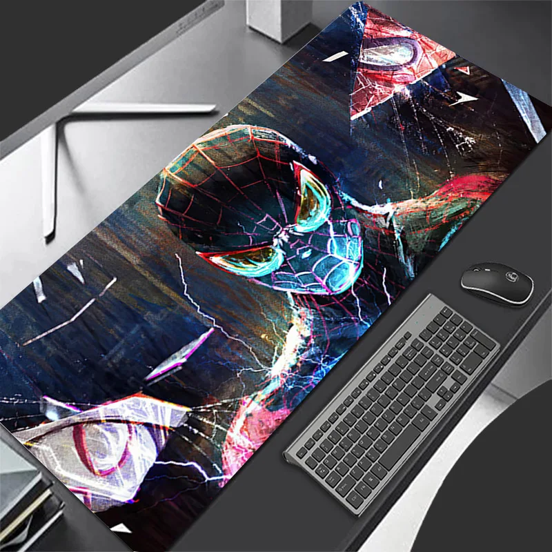 90x40cm Mouse Pad Gamer Large S-spider Man Gaming Pad PC Accessories Keyboard Desk MatComputer Notebook Pc Mousepad Soft Carpet