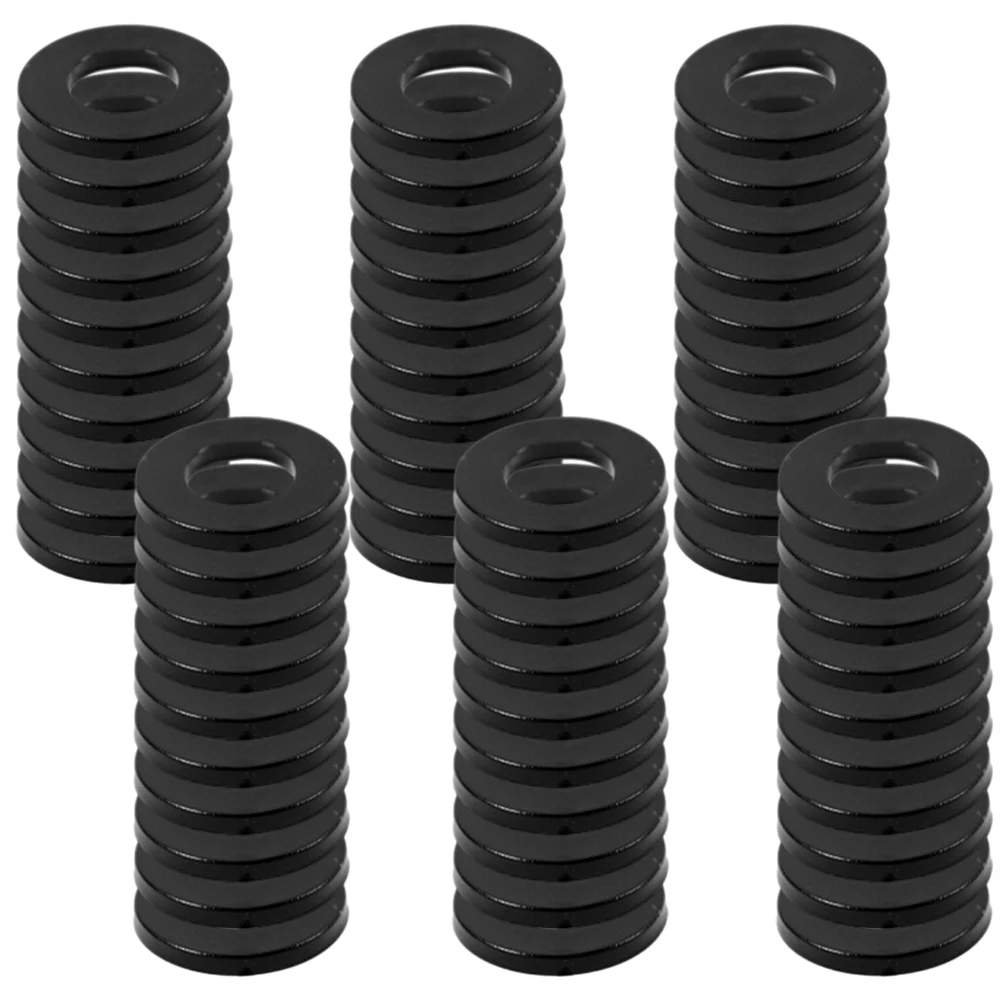 

Wear Resistant Plastic Rings For Door Hinges 60 Pieces Black Color 10mm Inner 15mm Outer 0 5mm And 1 2mm Height