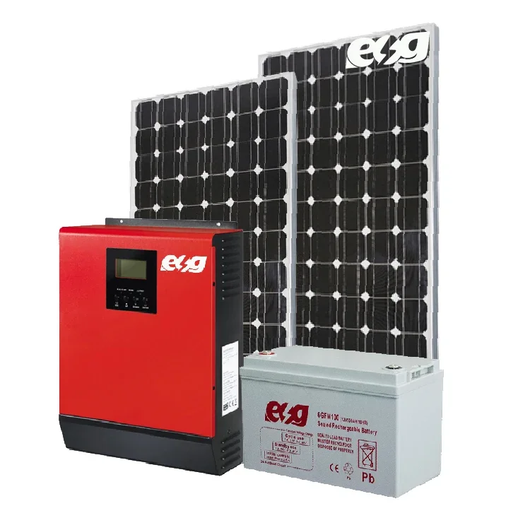 ESG Mounting Home use MPPT high frequency inverter Deep Cycle battery Off Grid 1KW Solar Power System