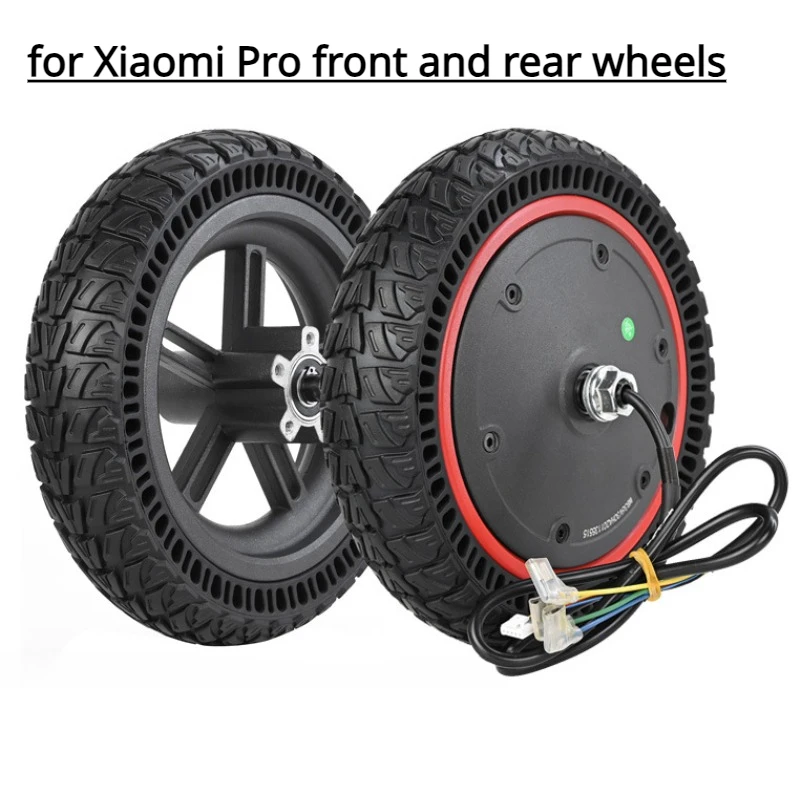 

36V 350W New popular 9X2.25-inch motor rear wheel+hub honeycomb shock absorber for Xiaomi M365pro electric scooter