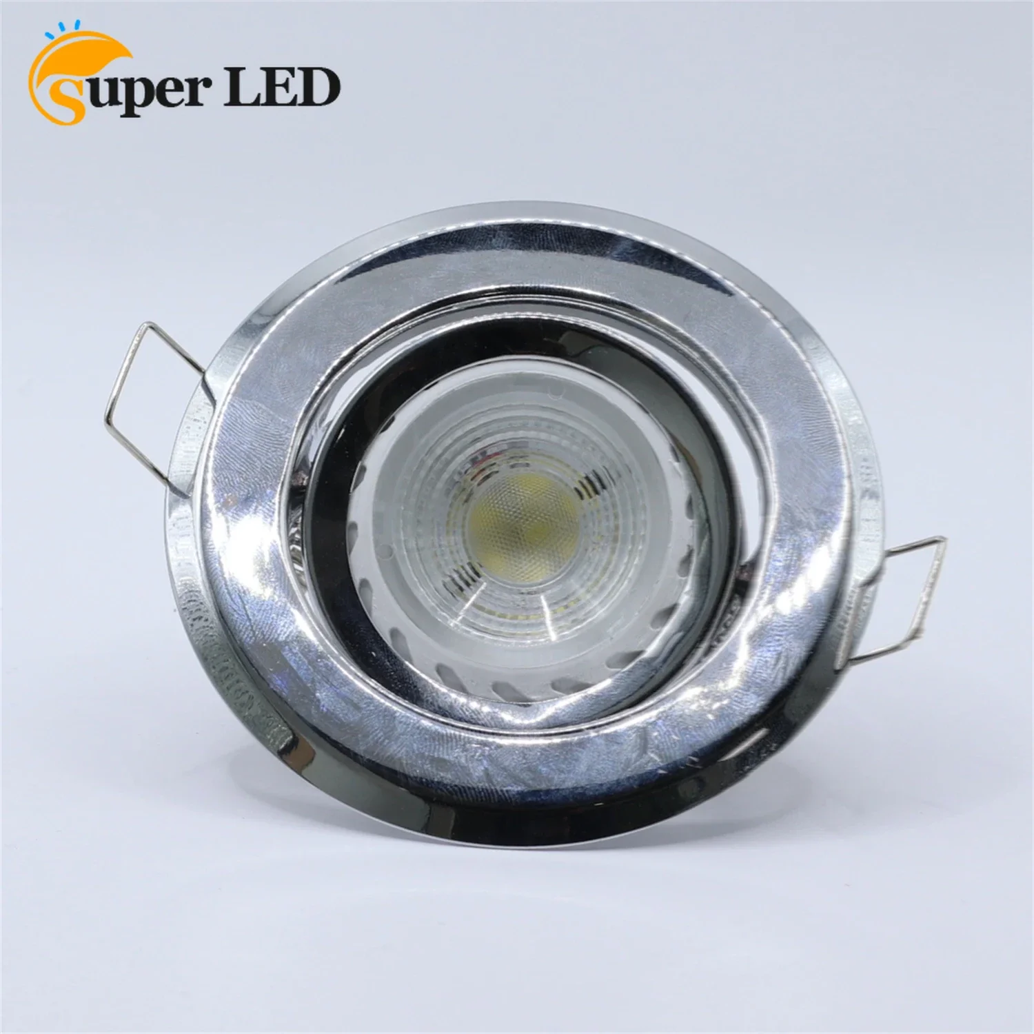 Modern Lighting LED Spot GU10 MR16 Round Iron Metal Cut Hole 62mm for Ceiling Down Light Frame Housing