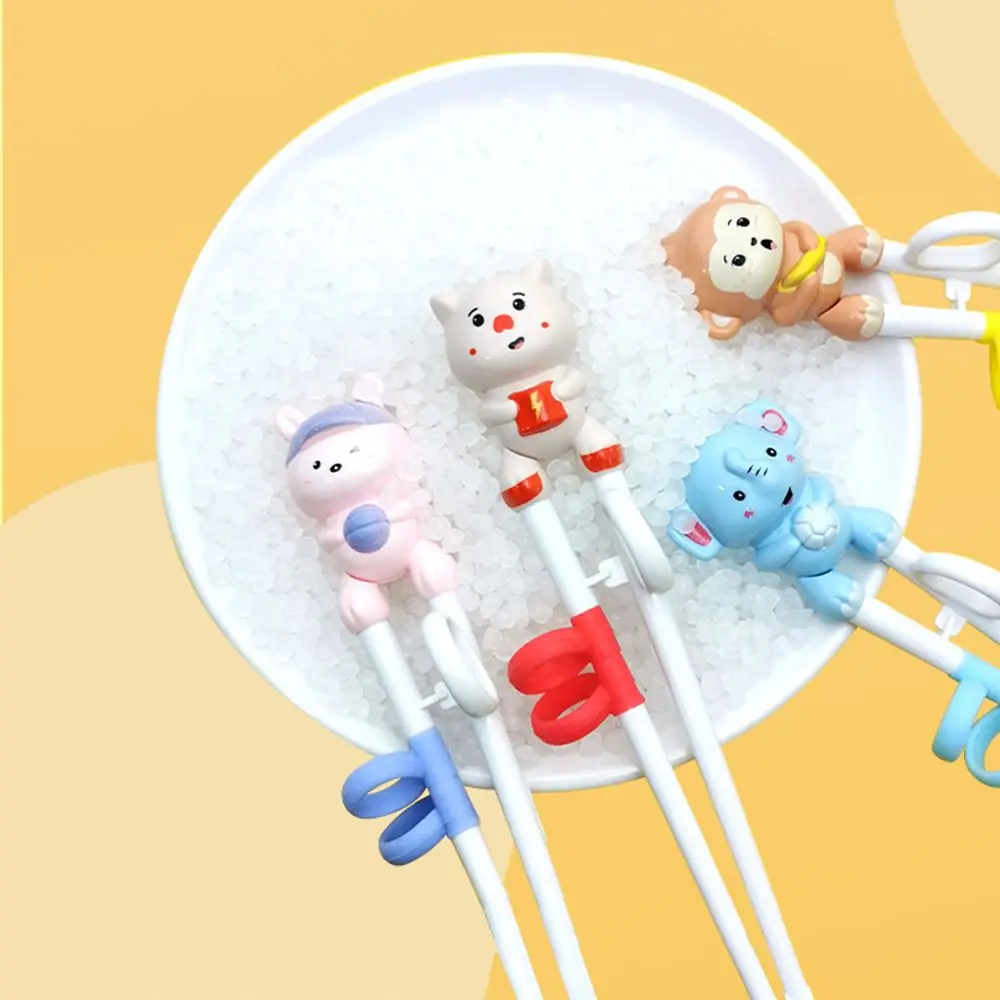 1 Pair Toughness  Tableware Beginner Chopstick Learning Chopsticks Training Chopsticks Eating Helper