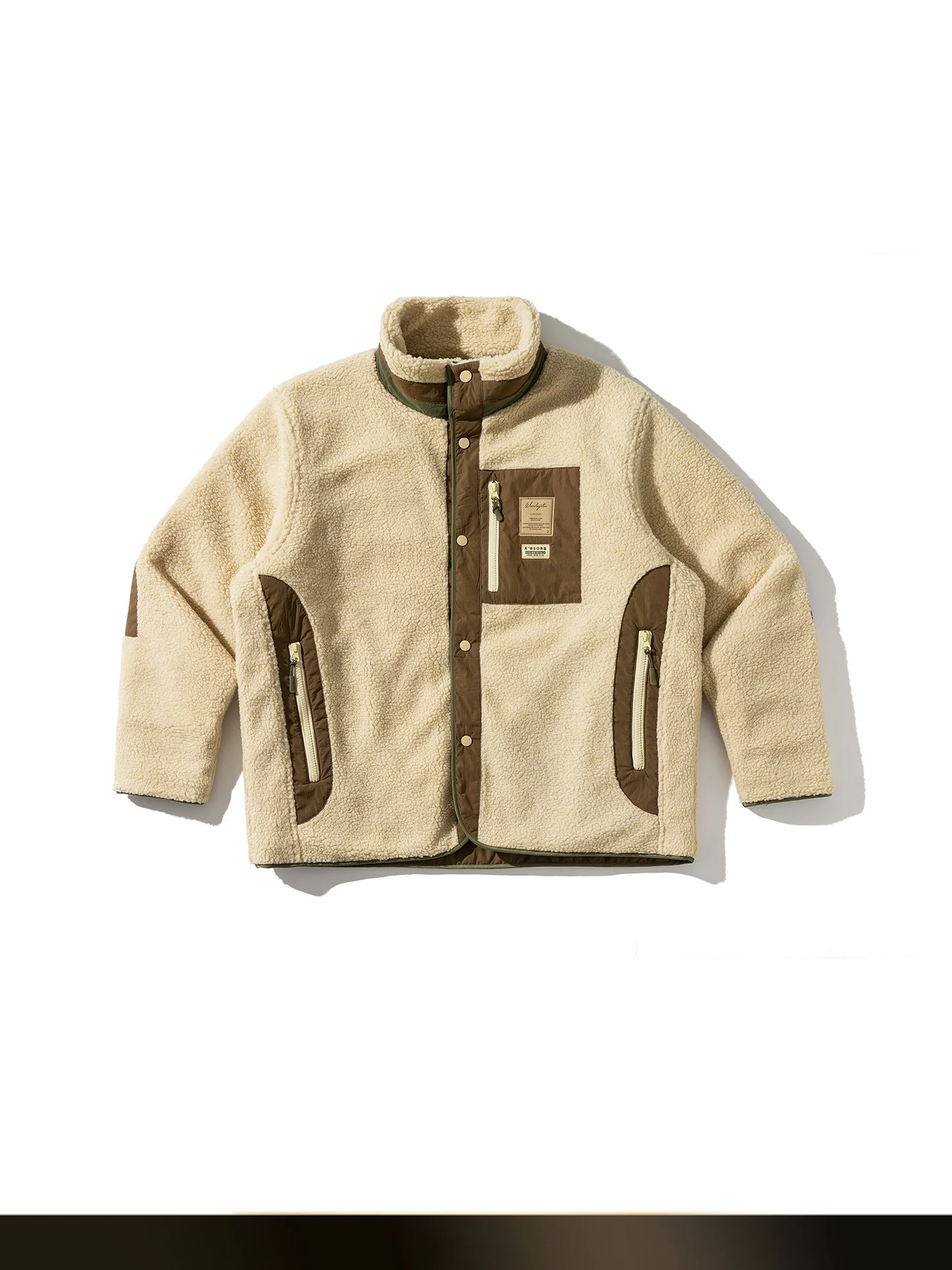 

Мужская зимняя повседневная теплая хлопковая куртка Nted в стиле ретро с цветными вставками и воротником из овечьей шерсти, свободного кроя, Cleanfit