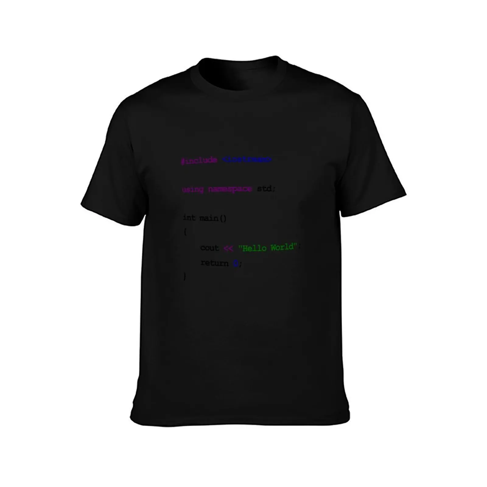 C++ Code New Baby - Hello World T-Shirt men t shirt cotton 100% T-Shirt