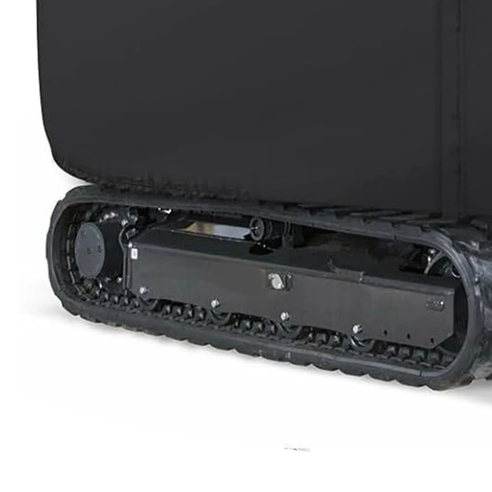 Capa de escavadeira 140x45x75 polegadas adequada para bobcat e20 1760-3530lbs à prova d'água 210d tecido oxford com zíper acessórios externos