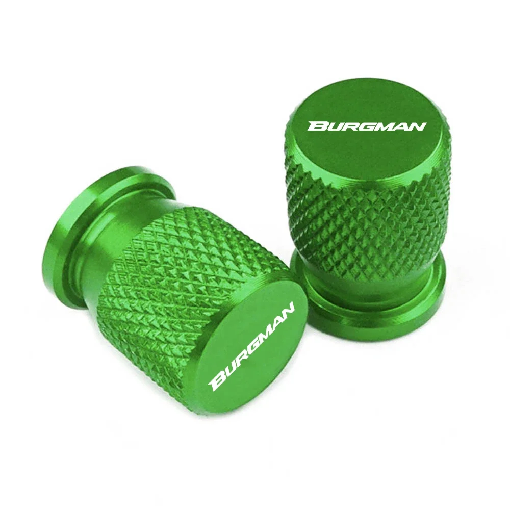 For Suzuki BURGMAN 650 400 125 200 250 AN650 AN400 AN125 AN200 CNC Accessorie Wheel Tire Valve Stem Caps Airtight Covers