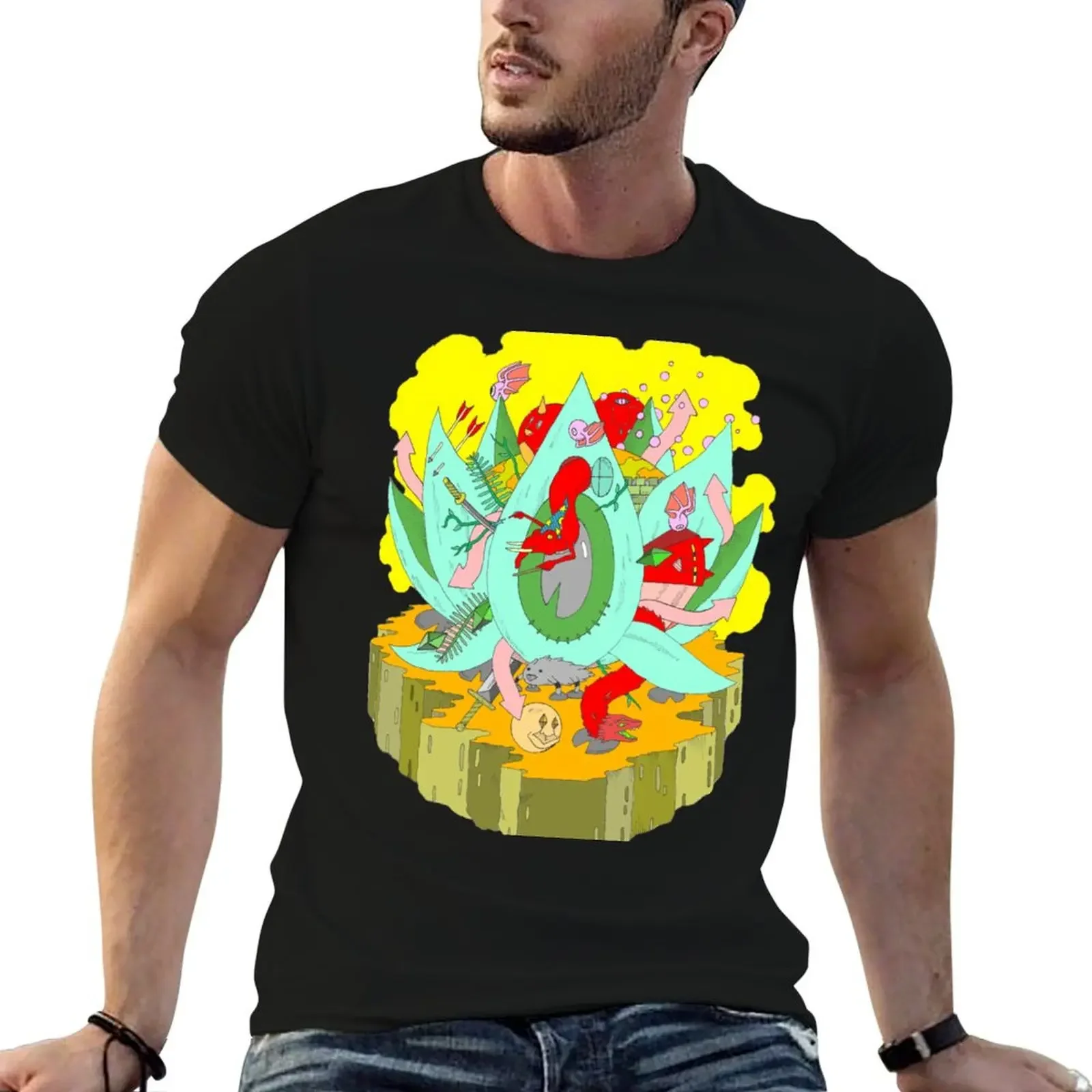 

Lotus 2 T-Shirt graphics oversized big and tall t shirts for men