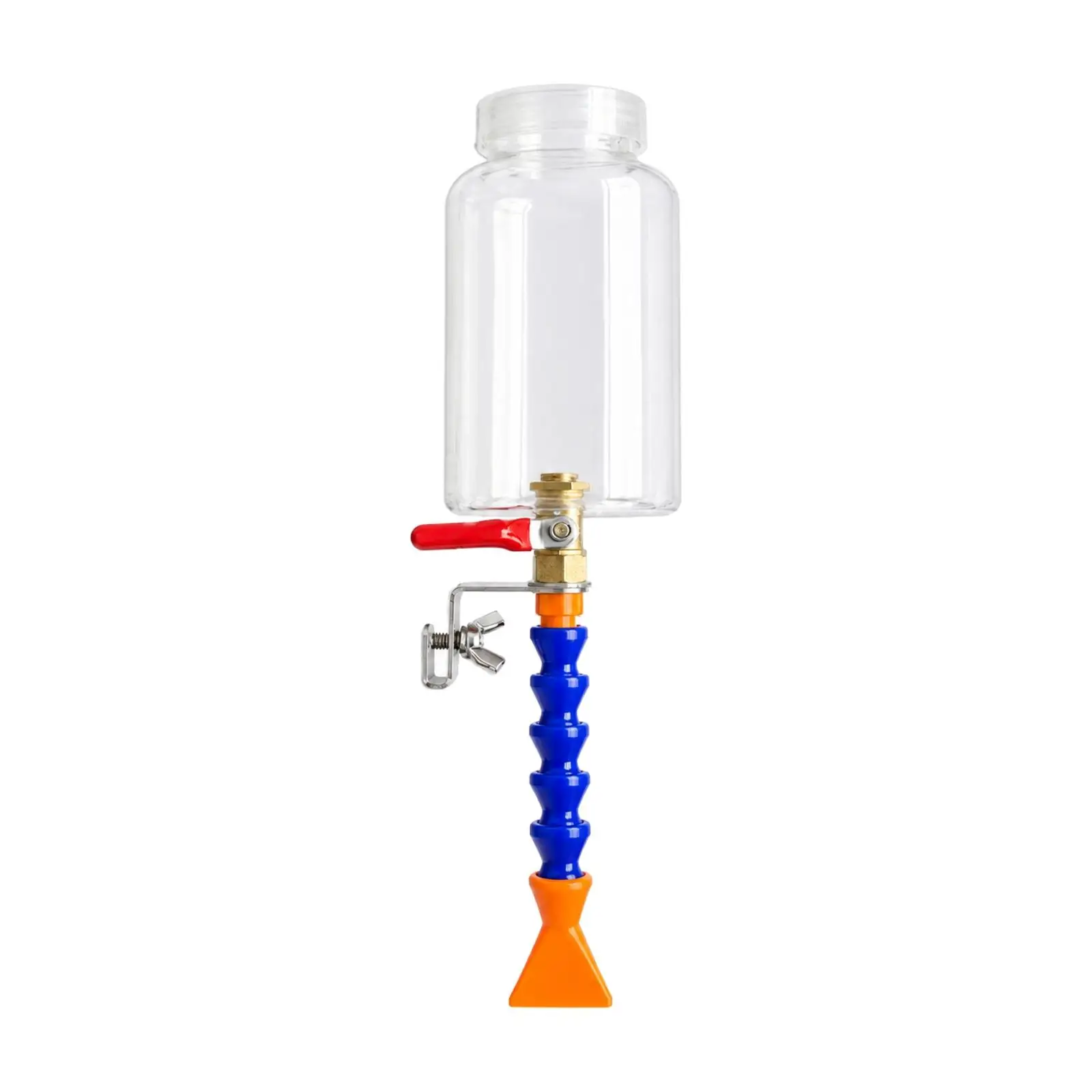 Glass Bottle Cutting Machine Accessory Dust Suppression Water Sprayer Kit with 500ml PET Bottle and Adjustable Clamp