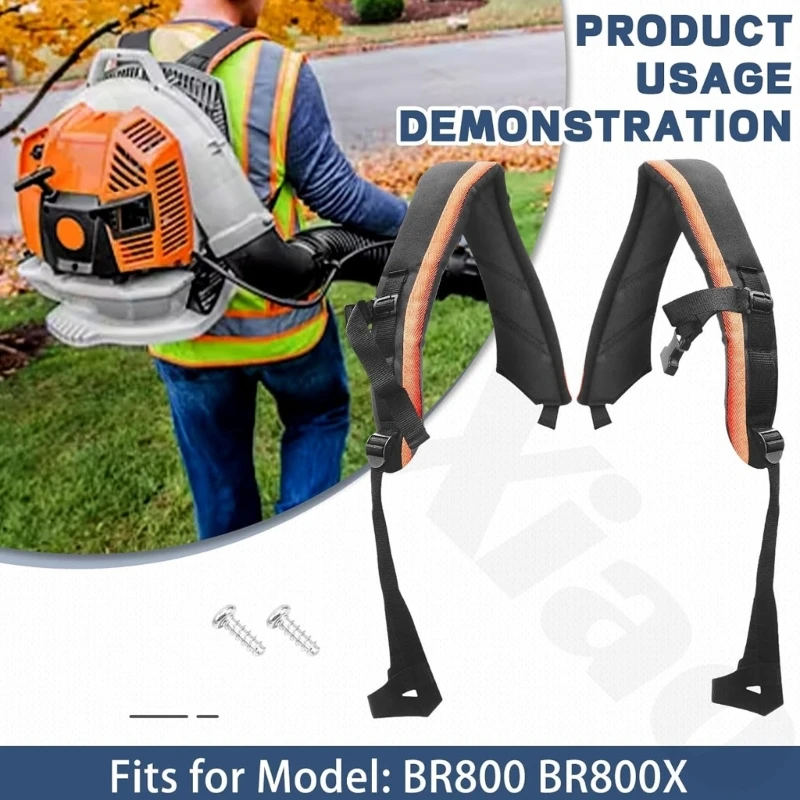 

Ergonomic Shoulder Support Strap With Sponges Cushions And AntiSlip Design For BR800 BR800X Blower Machine Accessories M4YD