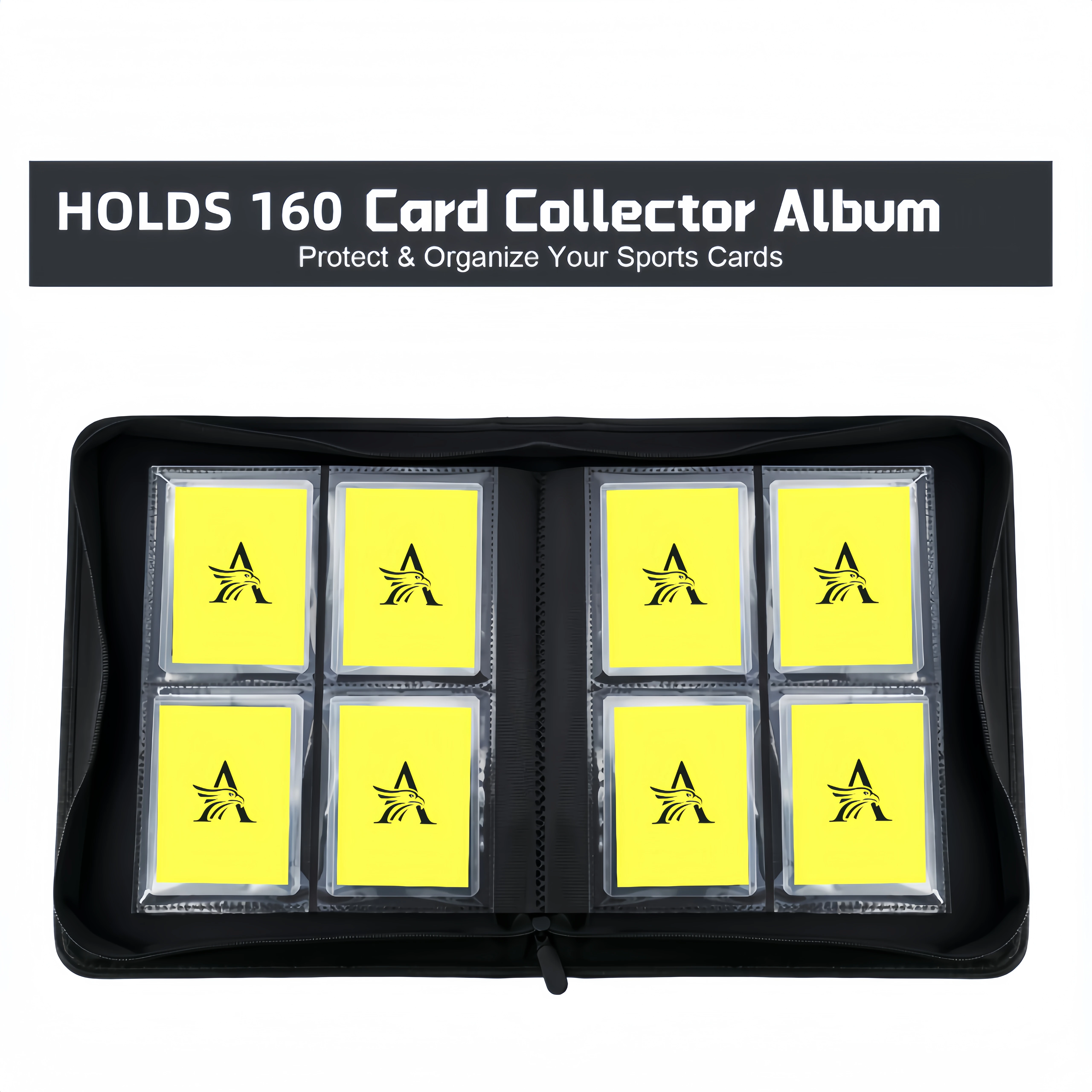 � ​ Top Loader 4-Pocket-Kartenordner (160 Karten) – Industrietaugliche Aufbewahrung für TCG- und Sportkarten. Sammler-Traum – Detail 5