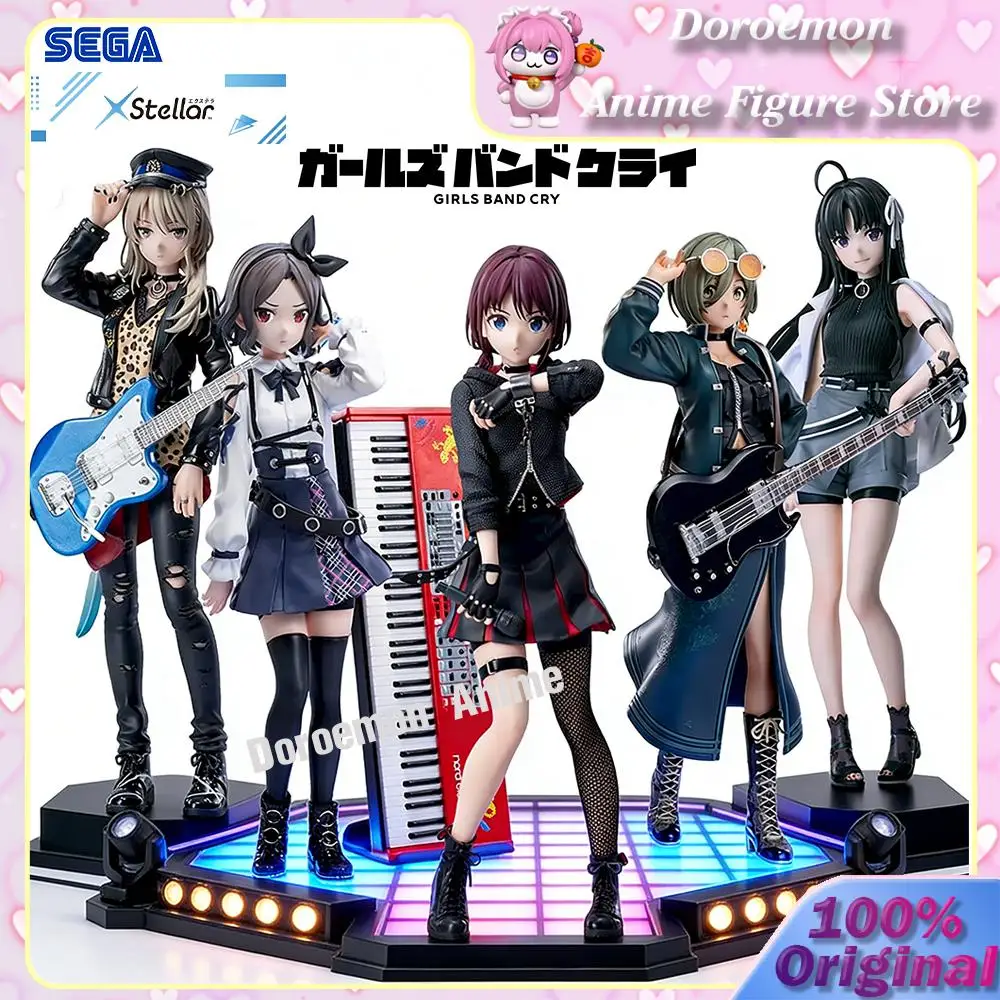 

Original Stock Sega Xstellar Girls Band Cry Iseri Nina Kawaragi Momoka Awa Subaru Rupa Ebizuka Tomo kawaii Anime Cute Figure
