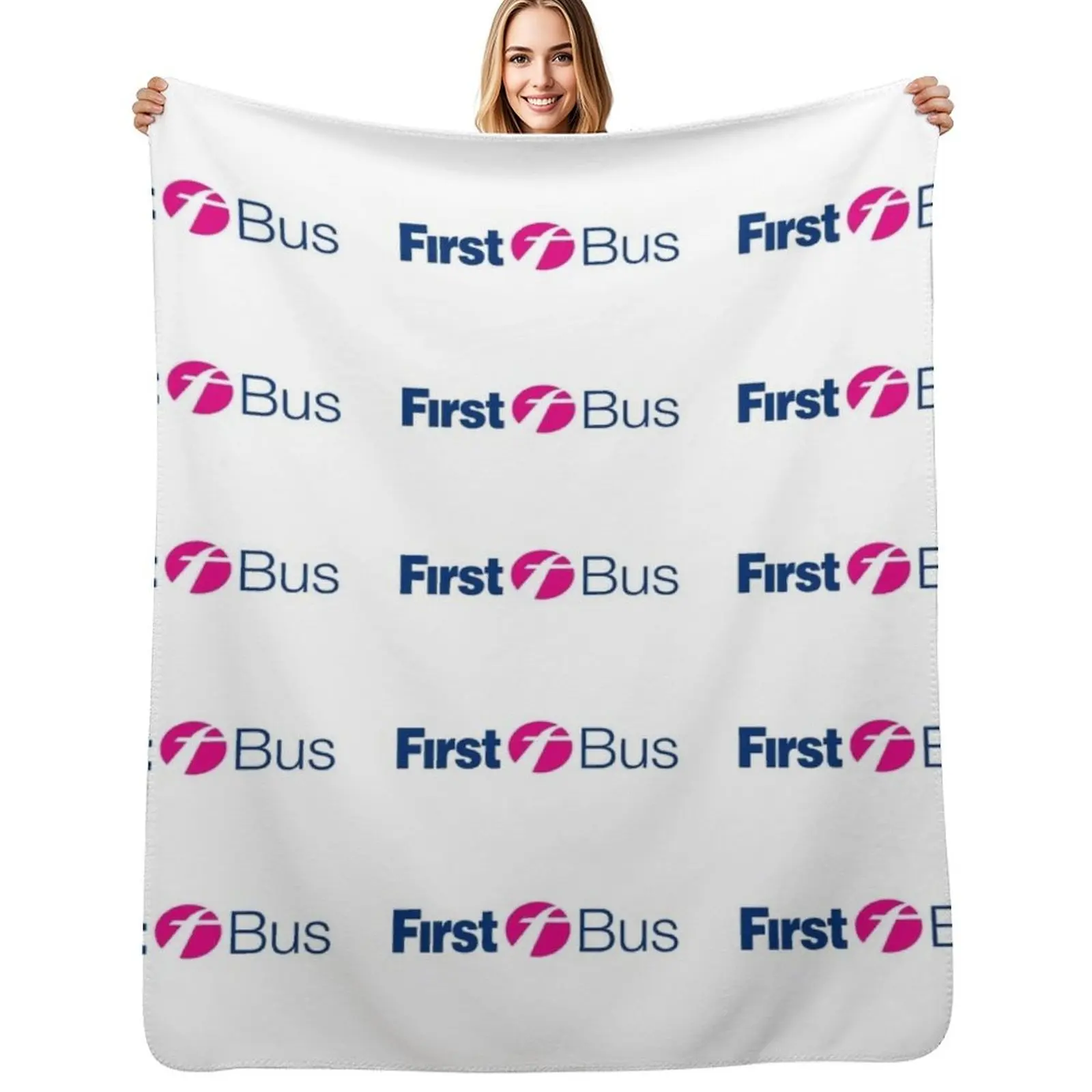 First Bus Throw Blanket Kid'S Hairy For Decorative Sofa Bed covers Bed linens Luxury Thicken Blankets