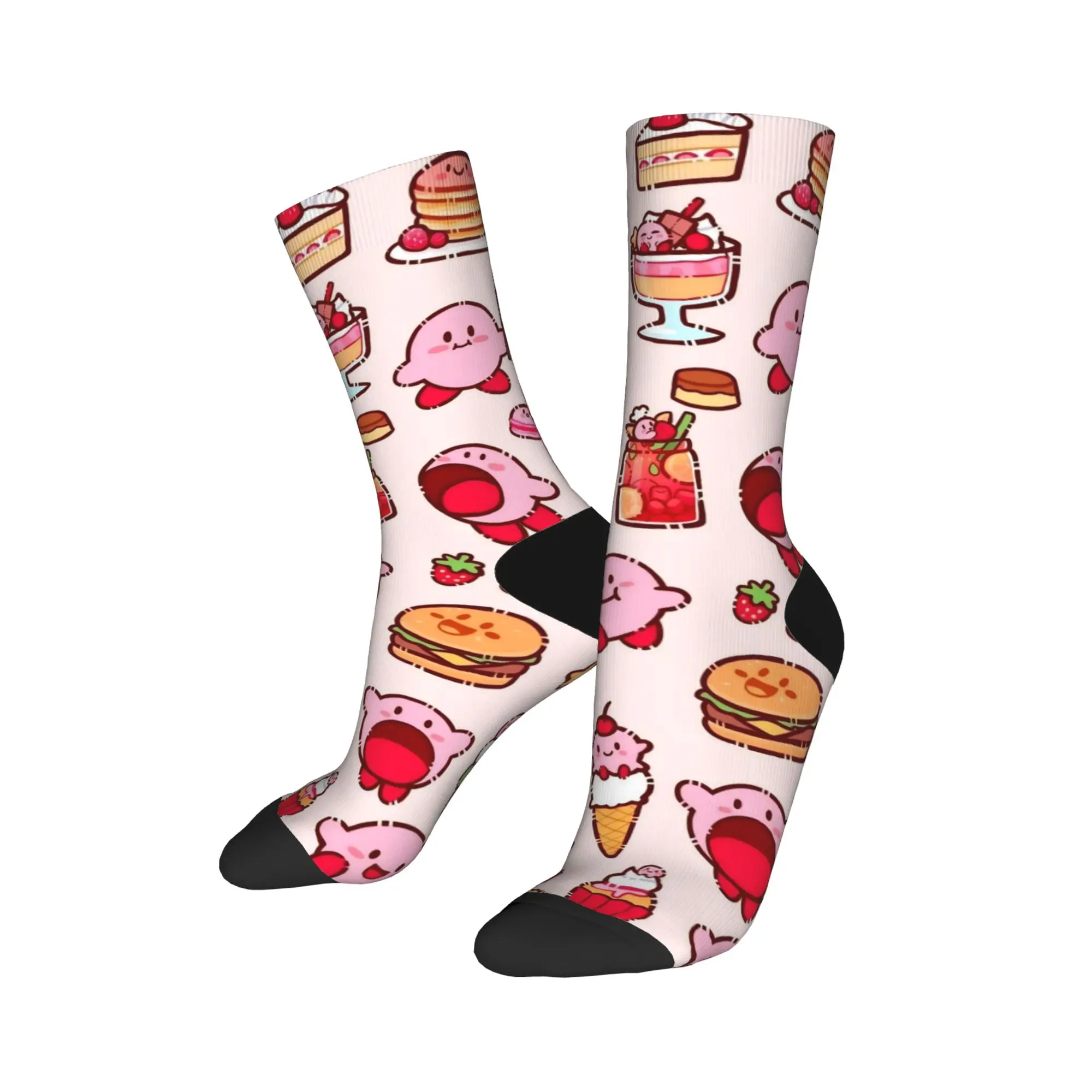 

Крутые баскетбольные носки K-Kirbys с героями мультфильмов, полиэстеровые носки средней длины, дышащие унисекс