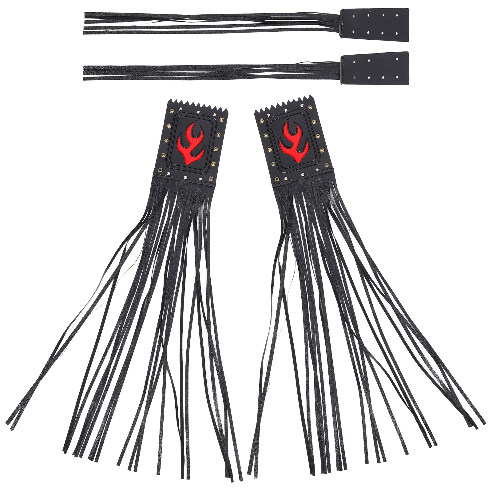 

2Pcs Motorcycle Handlebar Tassels Grip Streamers Weather Resistant Universal Fit Bike Accessories Motorcycle Streamers