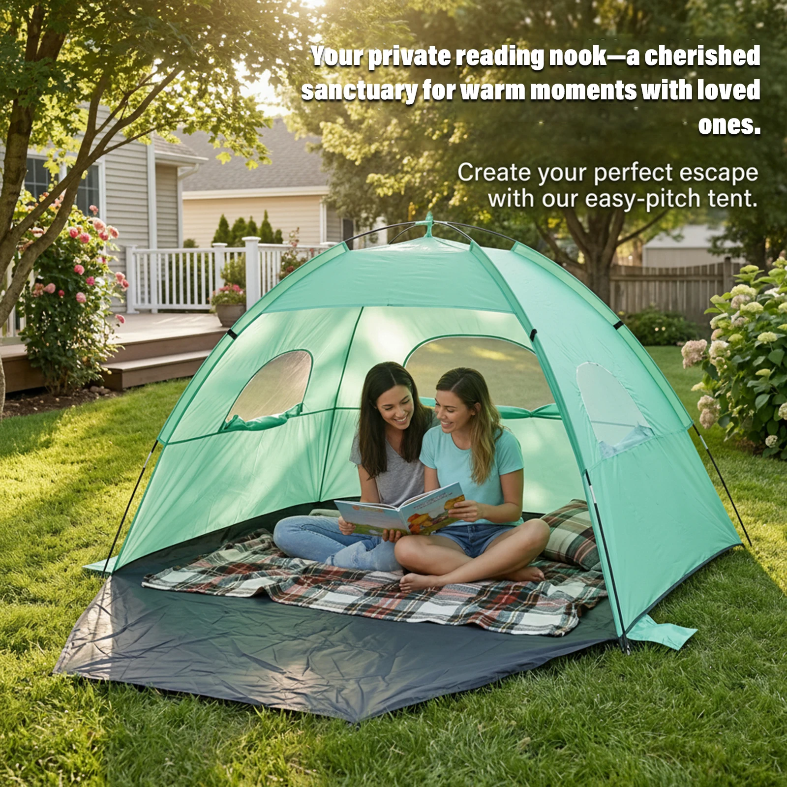 Compact Portable Beach Canopy Tent Pop-Up Shelter for Poolside Spring Camping Music Festivals - Lightweight Outdoor Protection image 3