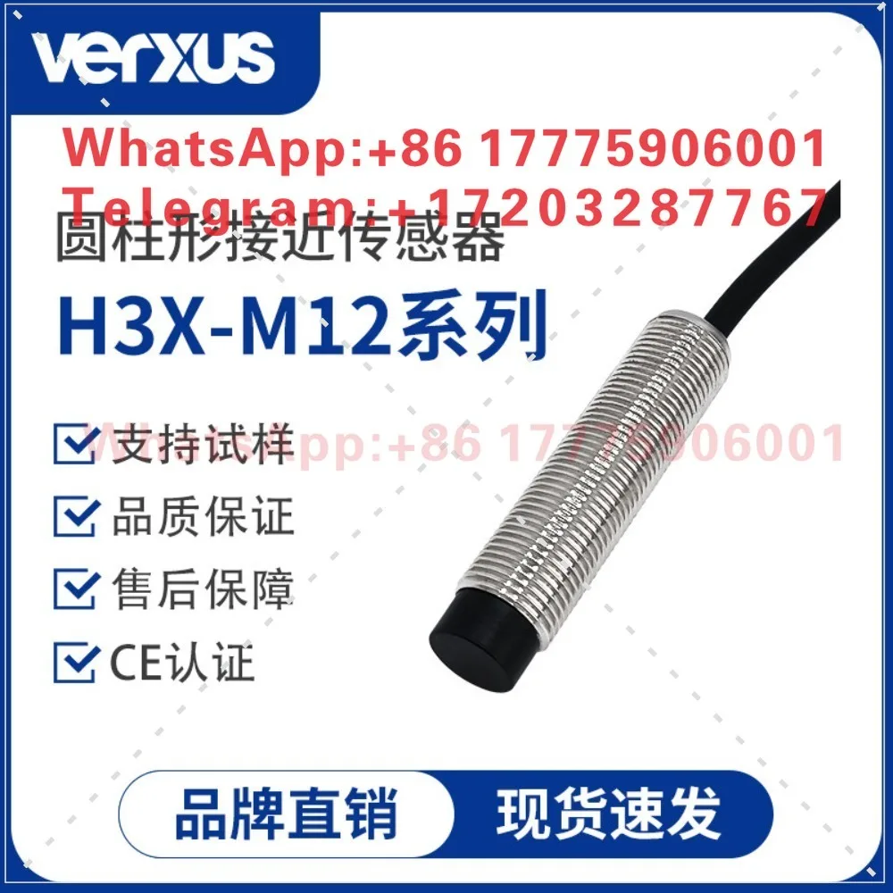 Cylinder M12 Unshielded Proximity Switch 4mm Metal Induction Proximity Switch