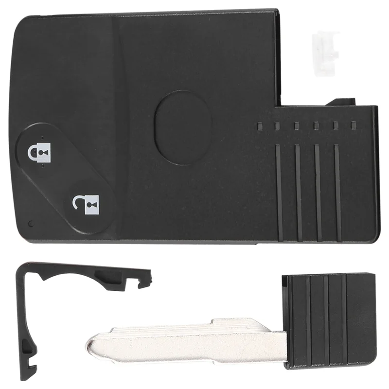 AEF2-2 Button Smart Card Remote Key Shell Case For Mazda 5 6 CX-7 CX-9 RX8 Miata