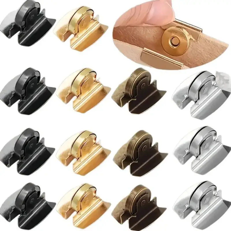 10Pairs Seamless Magnetic Button Hidden Buckle Snap Button For Shoulder Bag Wallet Clothes DIY Craft Accessories