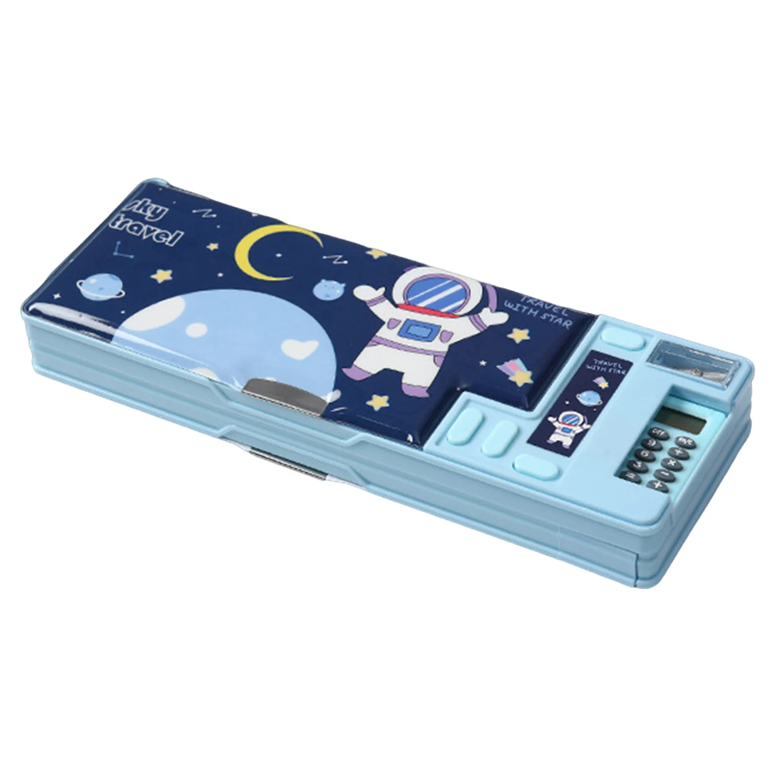 Multi Functional Stationery Box Smart Female Password Lock High Tech Pencil Case Mechanism Bilayer Girls School Students
