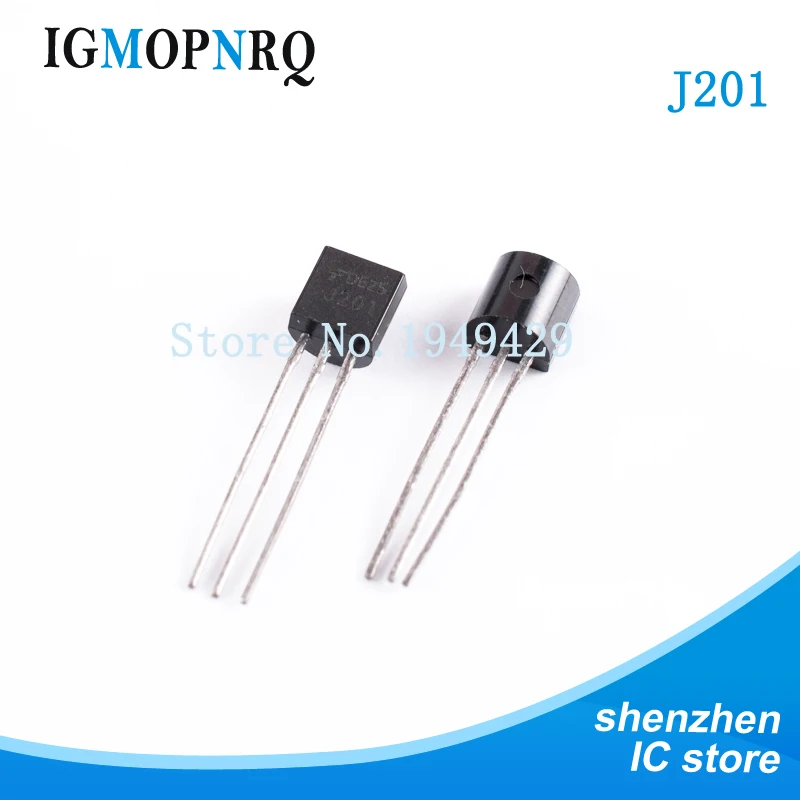 10PCS J201 TO-92 201 JFET JFET N-Channel -40V 50mA 360mW 3.27mW New fast delivery