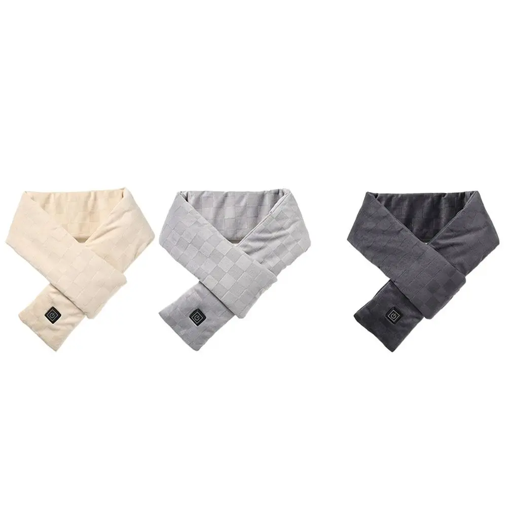 Elektryczny szalik na szyję z regulacją temperatury, miękki, ciepły, zapewniający ogrzewanie, odporny na zimno, wygodny, przytulny, termiczny ocieplacz na szyję dla dziewcząt.