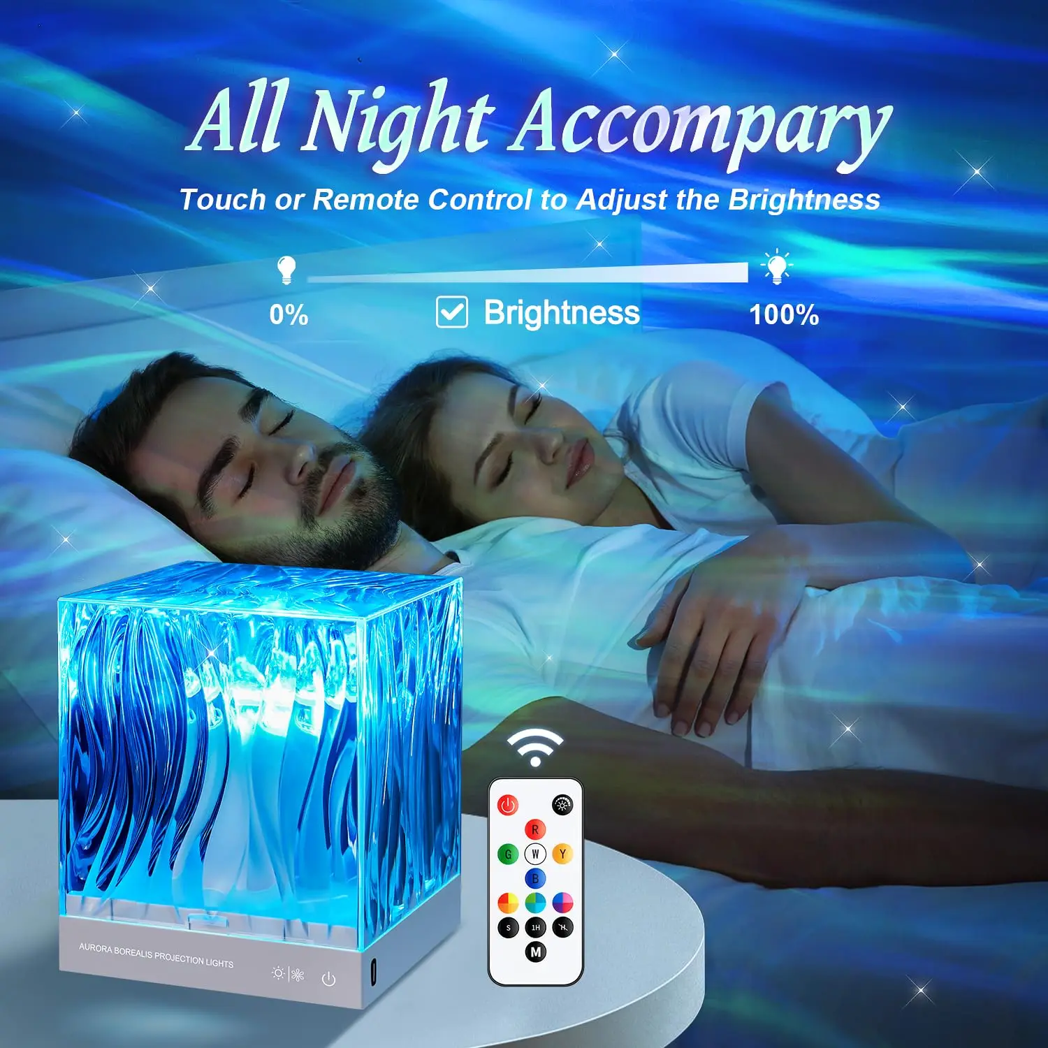 Northern Lights Projector Milky Way Projector Atmosphere Light Mood Night Light for Bedroom Bar Decoration Gift for Teen Girls