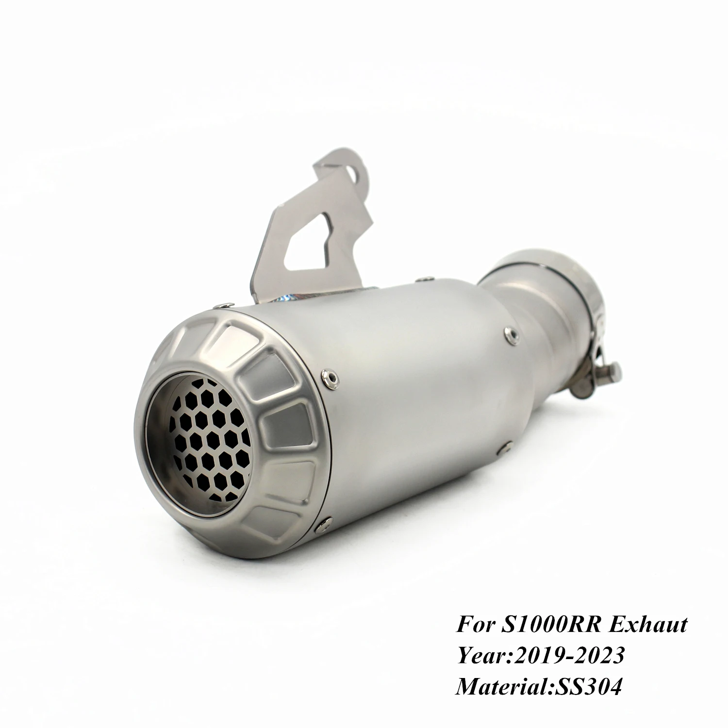 

61mm Slip on for S1000RR 2019-2023 S1000R 2021 2022 2023 Exhaust System Motorcycle Muffler Motorcross Tip Escape Moto Racing