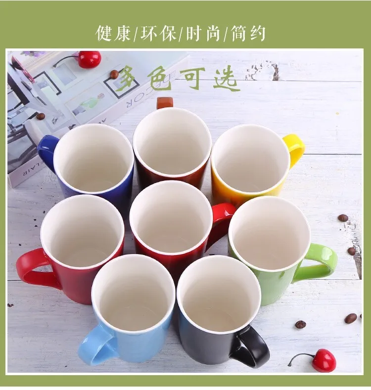 Color Digital Water Size Ceramic Mug Coffee Cup Matte Ounce