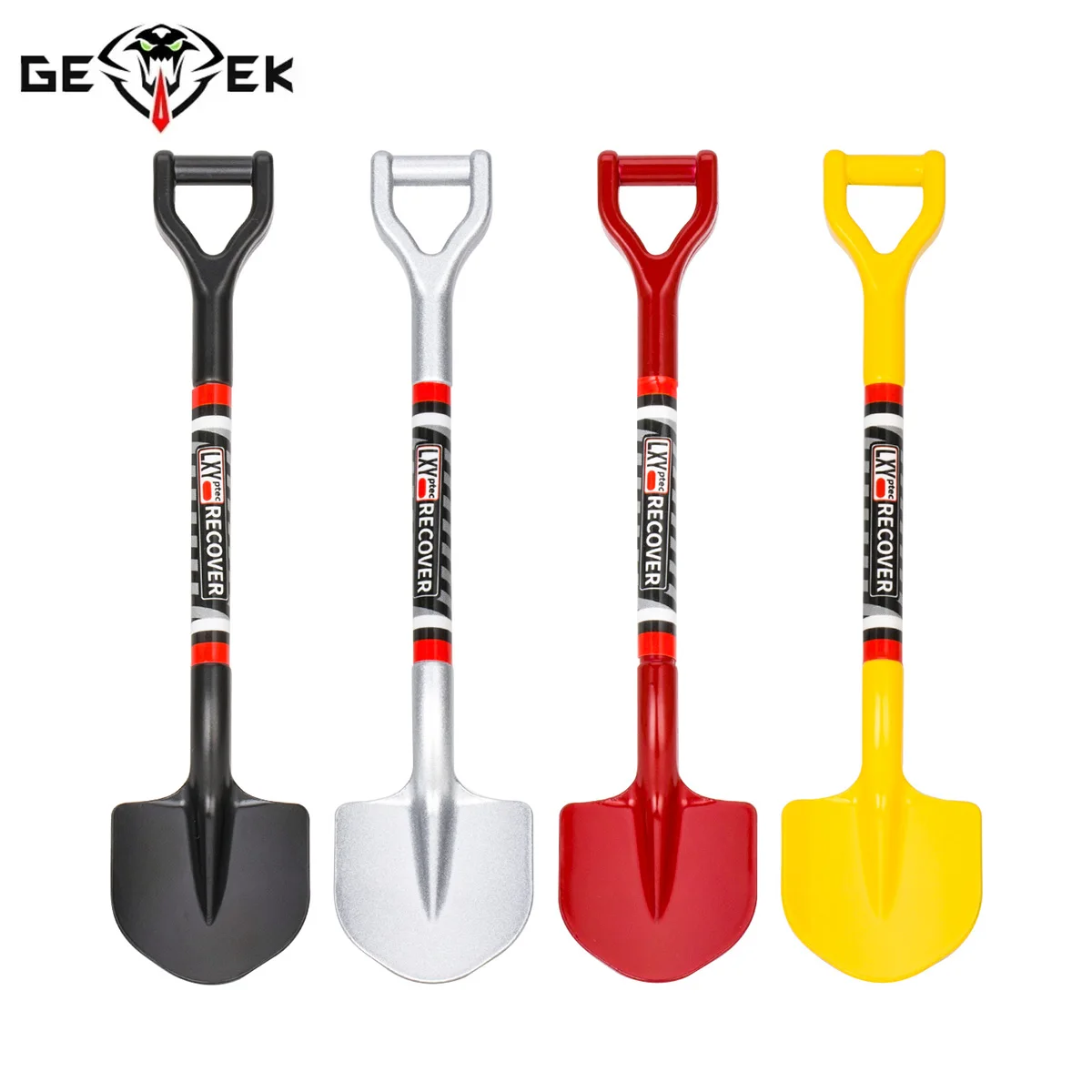 Metal Decorate Mini Shovel Accessories 105x25mm for 1/8 1/10 RC Crawler Axial SCX10 90046 Traxxas TRX4 D90 Redcat Upgrade Parts