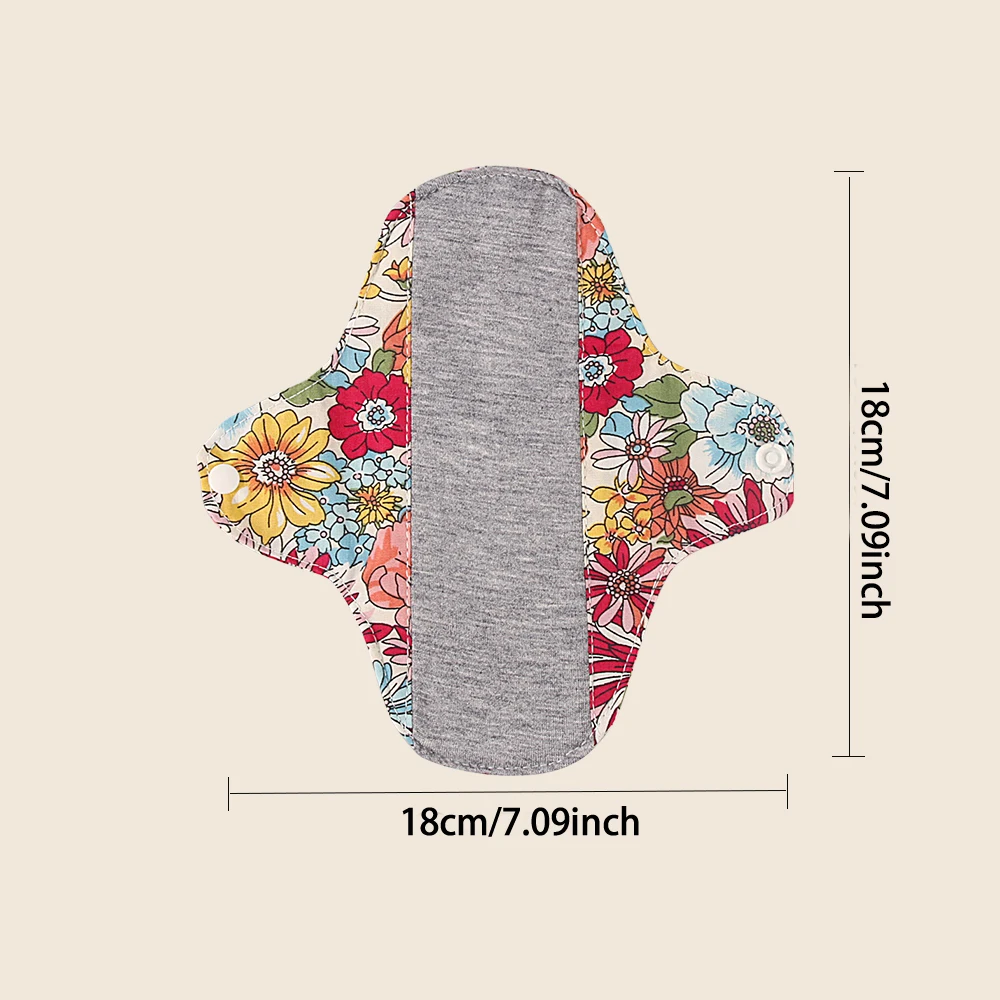 BIAI Sensitive Skin Resuable Sanitary Napkin Ultra Thin Graphene Feminine Menstrual Cloth Pads For Female Cloth Panty  Liner