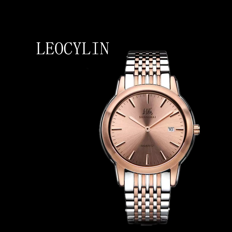 LEOCYLIN Shanghai original quartz watch fashion Simplicity sapphire business for men Wristwatches waterproof Relogio Masculino