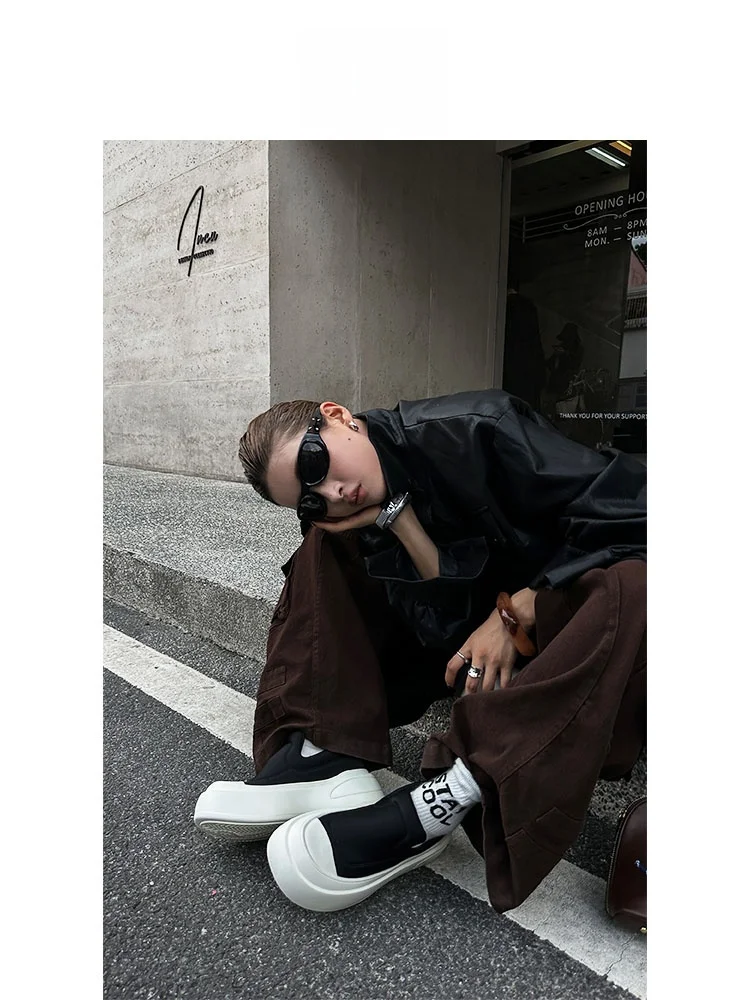 

SGIRL TWT Женские лоферы без шнуровки Thi Bot Bla Casual oes Удобная дышащая тканевая подкладка Faionable Осень 2024 г.