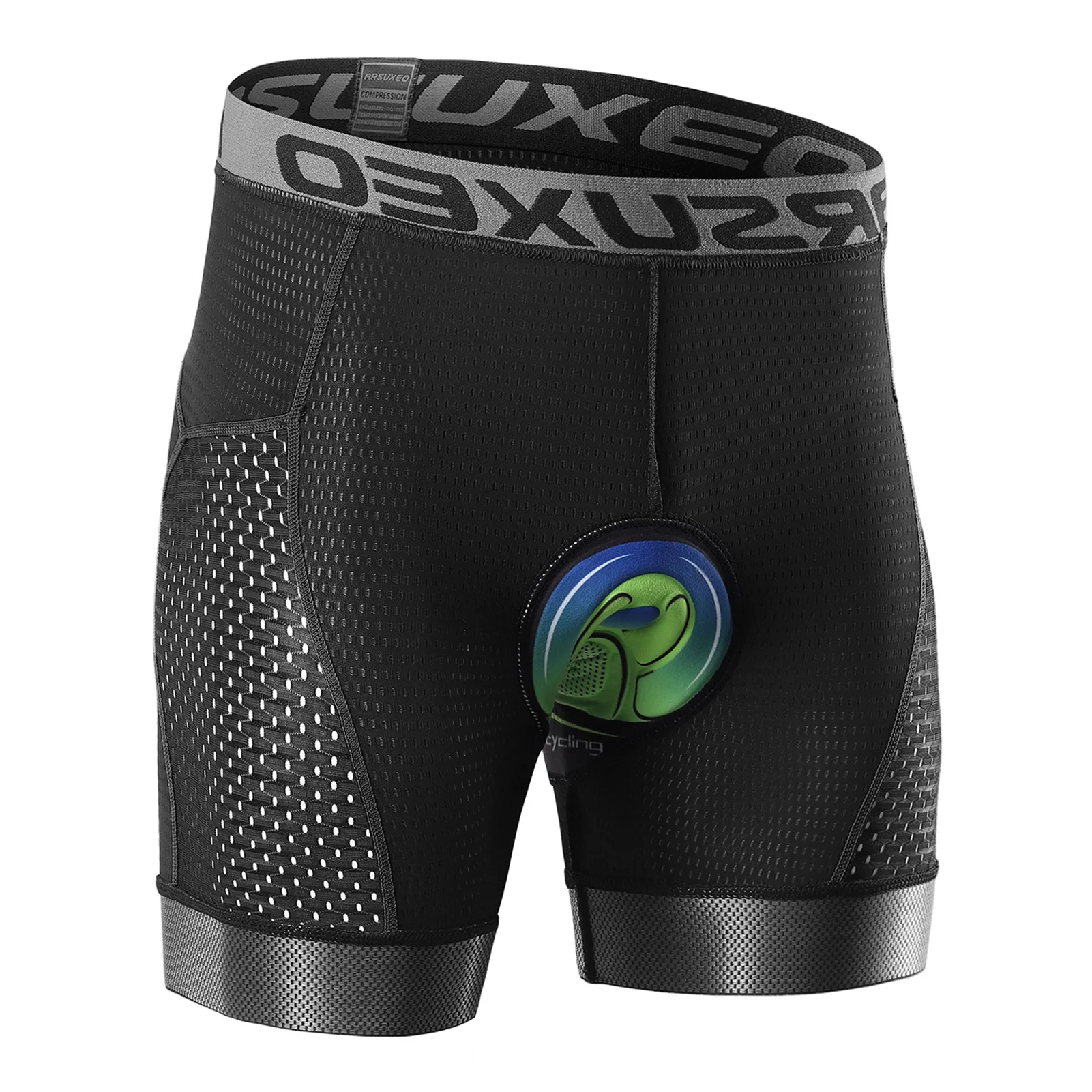 Arsuxeo Männer Fahrrad Unterwäsche Shorts 5d Gel gepolstert schnell trocknen MTB Fahrrad Fahrrad Reit shorts Mann Radfahren Maillot Rad hosen – Detail 23