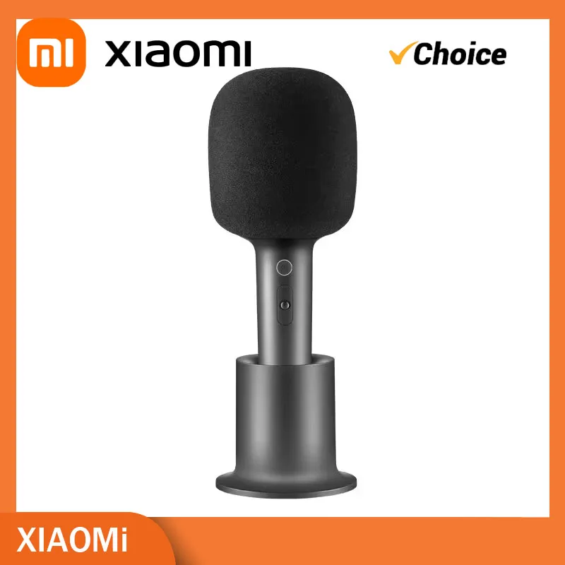 Xiaomi Mijia K-Song Microphone bluetooth 5.1 DSP Noise Cancellation Stereo Sound Effect Double Duet Home KTV with 9 Kinds Sound