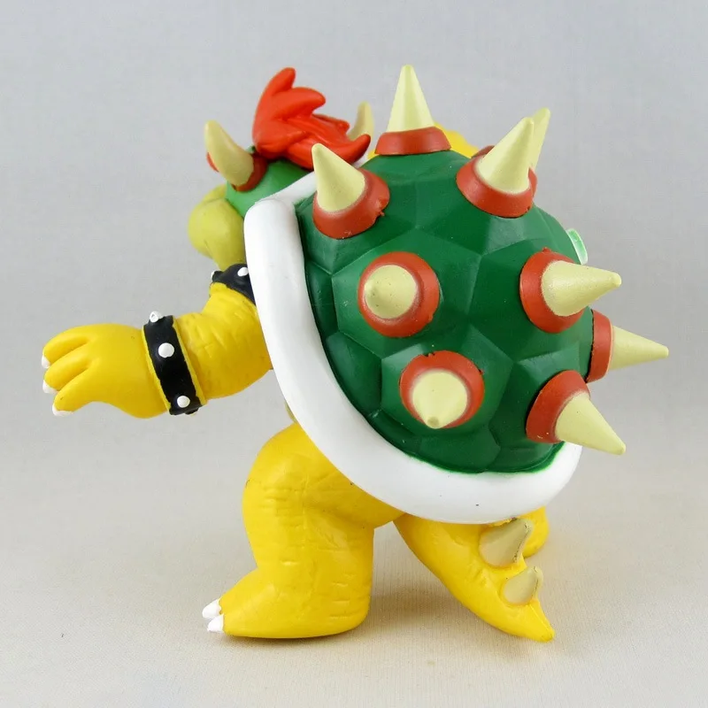 Catoon Film anime 10 cm Drago Bowser Action figure riccio PVC bambola statua Collezione modello Natale compleanno bambini migliori regali
