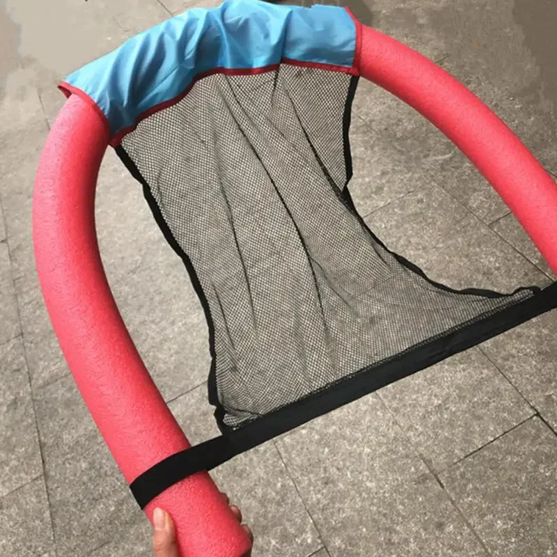 Rede de rede de água flutuante de alta qualidade, sem varinha de espuma, tapete flutuante para piscina, cadeira reclinável, acessórios para piscina
