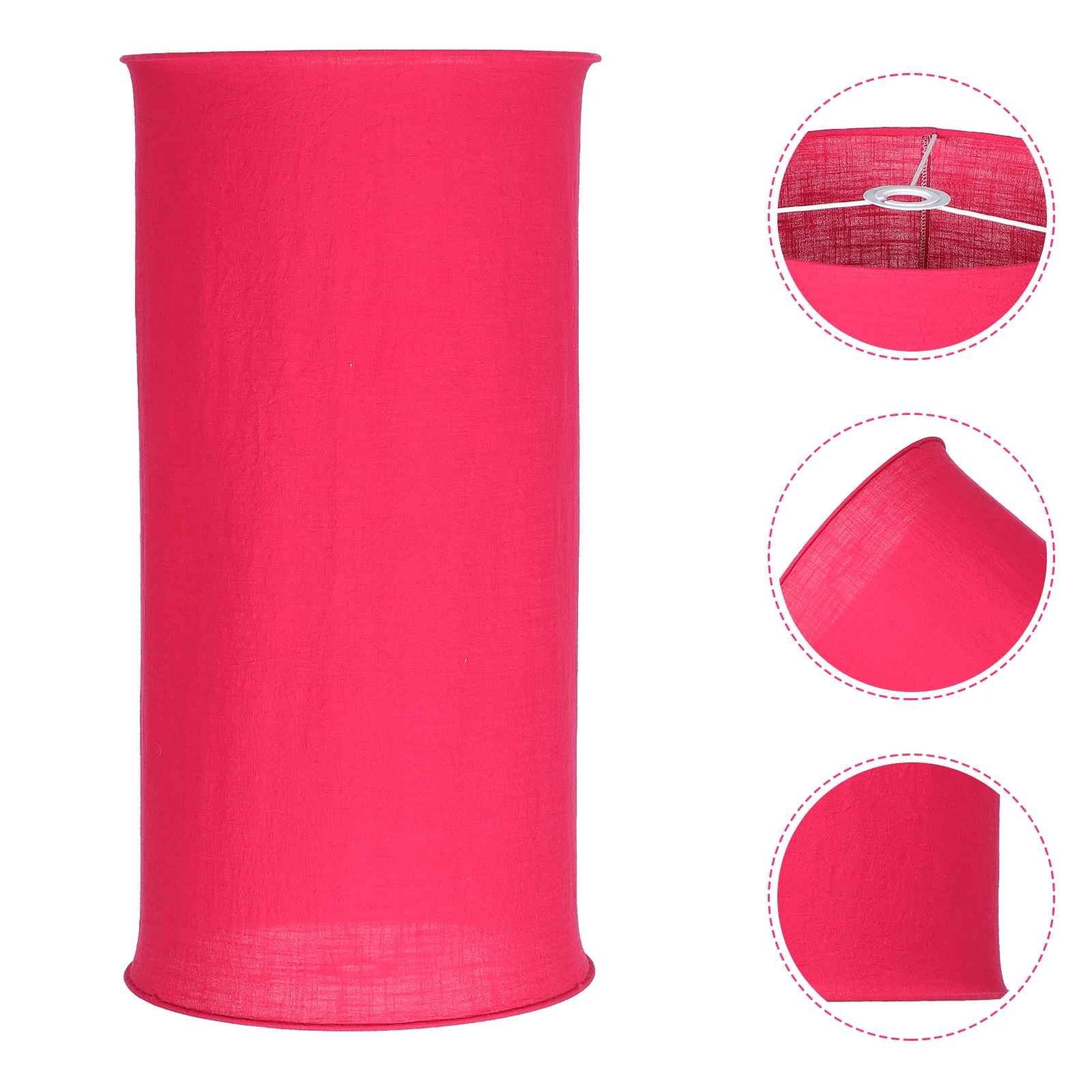 

Fabric Pendant Lampshade Waterproof Light Shades For Table Lamp Modern Simple Chandelier Shade Clip On Ceiling White Metal