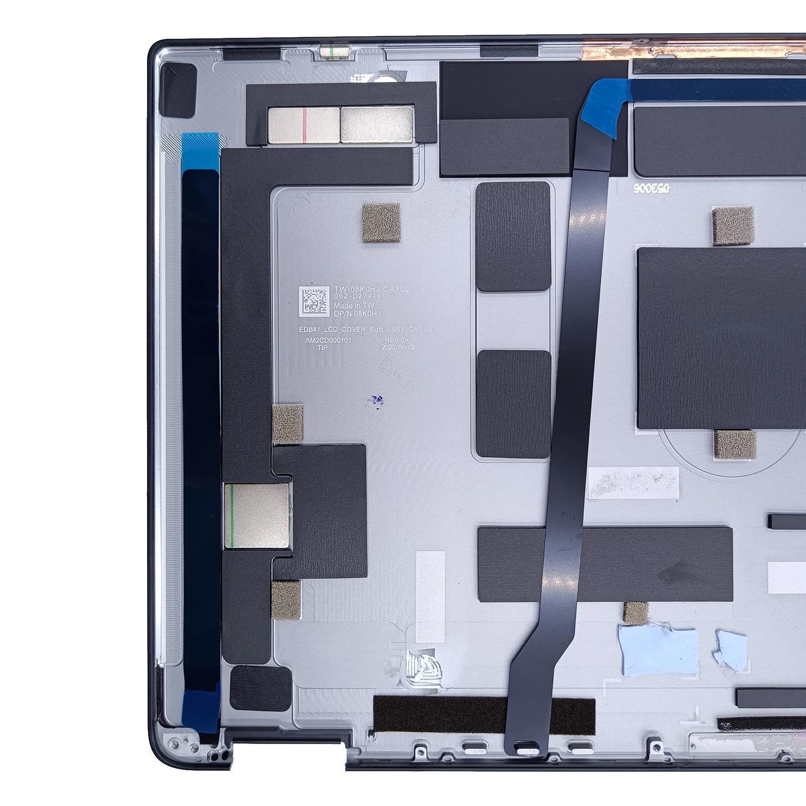 08K0HJ لأجهزة الكمبيوتر المحمول DELL Latitude 7400 LCD الغطاء الخلفي 2 في 1 غطاء الكمبيوتر المحمول