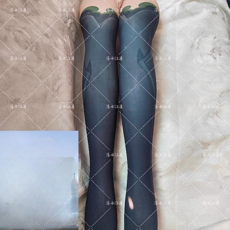 2025 Summer New Velvet 120d Cosplay Pantyhose Women's Y2k Kawaii Socks Slimming Leg Socks Four Seasons Universal Ladies Leggings