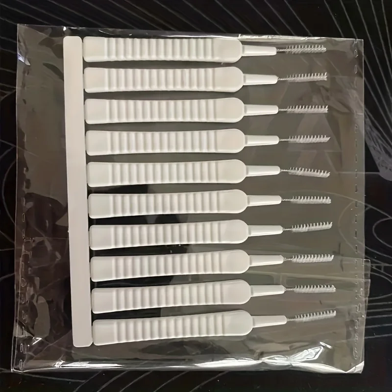 10pcs Mini Brush For Pore Cleaning And Phone Hole Anti Clogging Shower Head Hole Cleaning Brush Nozzle Brush Crevice Brush Multi image 4