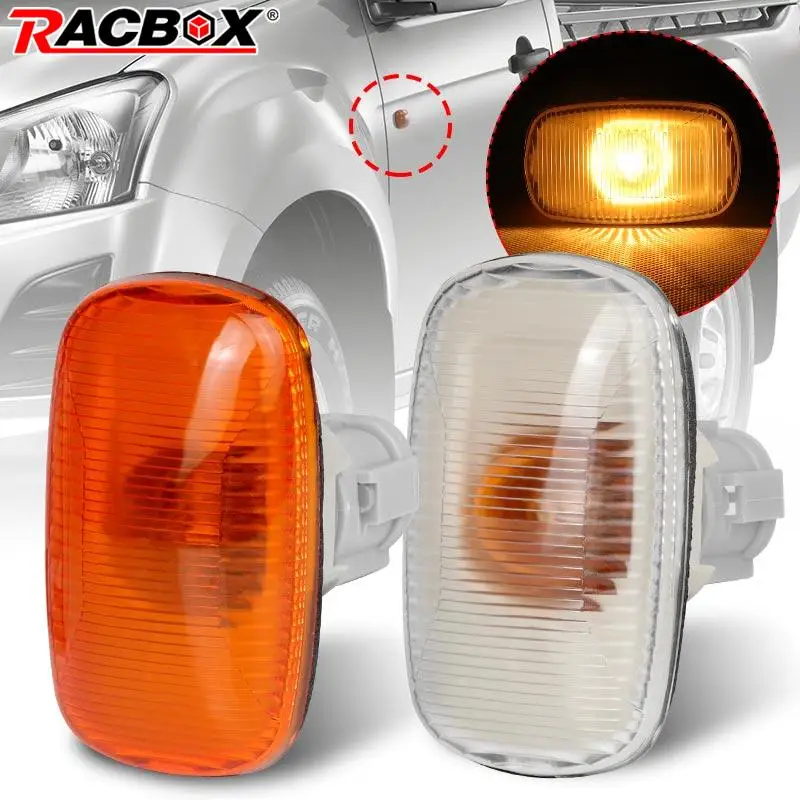 3W Car Side Turn Signal Light for Holden Rodeo RA 2006 2007 2008 for Isuzu D-MAX 2DR 4DR UTE/Cab Chassis 10/2008 - 05/2012 Amber